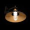 Dweled Sleepless LED 11in Indoor and Outdoor Wall Light 3000K in Black with Aged Brass WS-W430 - alternate 4